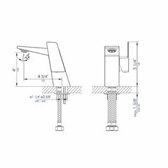 ALFI Modern Single Hole Bathroom Faucet - AB1470 - The Home Selection