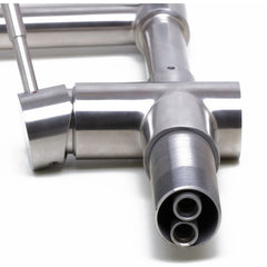 ALFI Modern Solid Stainless Steel Retractable Kitchen Faucet - AB2038 - The Home Selection