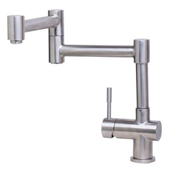 ALFI Modern Solid Stainless Steel Retractable Kitchen Faucet - AB2038 - The Home Selection