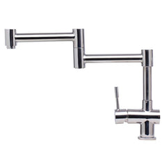 ALFI Modern Solid Stainless Steel Retractable Kitchen Faucet - AB2038 - The Home Selection