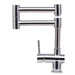 ALFI Modern Solid Stainless Steel Retractable Kitchen Faucet - AB2038 - The Home Selection