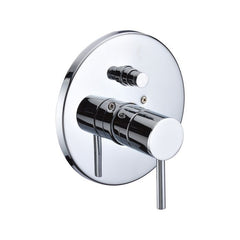 ALFI Pressure Balanced Round Shower Mixer with Diverter - AB1701 - The Home Selection