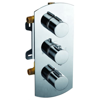 ALFI Round 2 Way Thermostatic Shower Mixer - AB3901 - The Home Selection