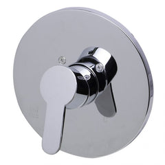 ALFI Shower Valve with Lever Handle & Flange Polished/Brushed - AB3001 - The Home Selection