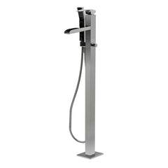 ALFI Single Hole Floor Mounted Waterfall Tub Filler - AB2843 - The Home Selection