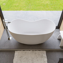 ALFI Single Hole Floor Mounted Waterfall Tub Filler - AB2843 - The Home Selection