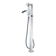 ALFI Single Hole Floor Mounted Waterfall Tub Filler - AB2843 - The Home Selection