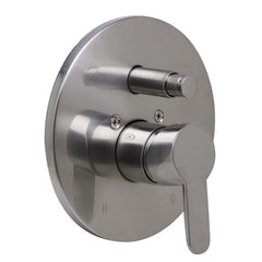 ALFI Single Lever Bath Shower Valve Diverter Polished/Brushed - AB3101 - The Home Selection