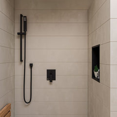 ALFI Single Lever Bath Shower Valve Diverter Polished/Brushed - AB5601 - The Home Selection