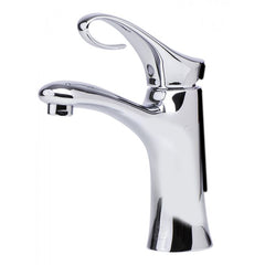 ALFI Single Lever Curled Bathroom Faucet Polished or Brushed - AB1295 - The Home Selection