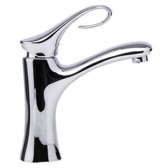 ALFI Single Lever Curled Bathroom Faucet Polished or Brushed - AB1295 - The Home Selection