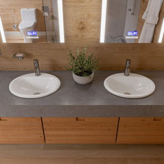 ALFI Single Lever Round Bathroom Faucet Polished or Brushed - AB1433 - The Home Selection