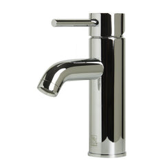 ALFI Single Lever Round Bathroom Faucet Polished or Brushed - AB1433 - The Home Selection
