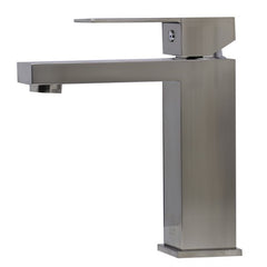 ALFI Single Lever Square Bathroom Faucet Polished or Brushed - AB1229 - The Home Selection