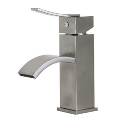 ALFI Single Lever Square Bathroom Faucet Polished or Brushed - AB1258 - The Home Selection