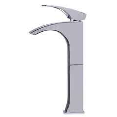 ALFI Single Lever Tall Modern Bathroom Faucet Polished/Brushed - AB1587 - The Home Selection