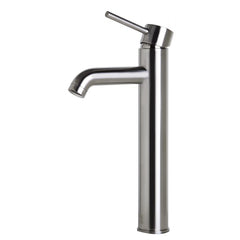 ALFI Single Lever Tall Round Bathroom Faucet Polished/Brushed - AB1023 - The Home Selection