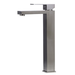 ALFI Single Lever Tall Square Bathroom Faucet Polished/Brushed - AB1129 - The Home Selection
