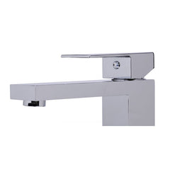 ALFI Single Lever Tall Square Bathroom Faucet Polished/Brushed - AB1129 - The Home Selection