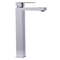 ALFI Single Lever Tall Square Bathroom Faucet Polished/Brushed - AB1129 - The Home Selection