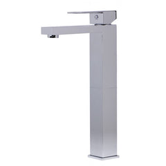 ALFI Single Lever Tall Square Bathroom Faucet Polished/Brushed - AB1129 - The Home Selection