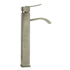 ALFI Single Lever Tall Square Bathroom Faucet Polished/Brushed - AB1158 - The Home Selection