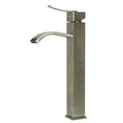 ALFI Single Lever Tall Square Bathroom Faucet Polished/Brushed - AB1158 - The Home Selection