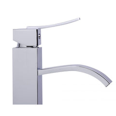ALFI Single Lever Tall Square Bathroom Faucet Polished/Brushed - AB1158 - The Home Selection