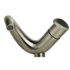 ALFI Single Lever Tall Wave Bathroom Faucet Polished & Brushed - AB1570 - The Home Selection