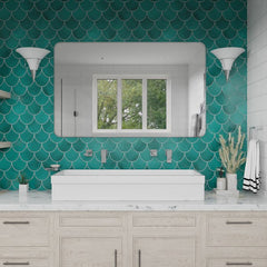 ALFI Single Lever Wallmount Bathroom Faucet Polished & Brushed - AB1468 - The Home Selection