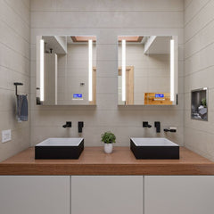ALFI Single Lever Wallmount Bathroom Faucet Polished & Brushed - AB1468 - The Home Selection