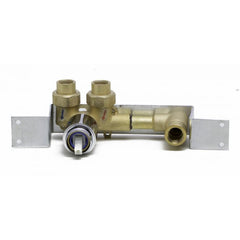 ALFI Single Lever Wallmount Bathroom Faucet Polished & Brushed - AB1468 - The Home Selection