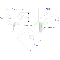 ALFI Single Lever Wave Bathroom Faucet Polished or Brushed - AB1572 - The Home Selection