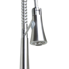 ALFI Solid Stainless Steel Commercial Spring Kitchen Faucet - AB2039S - The Home Selection