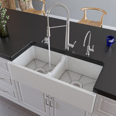 ALFI Solid Stainless Steel Pull Out Commercial Kitchen Faucet - AB2039 - The Home Selection