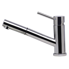 ALFI Solid Stainless Steel Pull Out Swivel Kitchen Faucet - AB2025 - The Home Selection