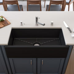ALFI Solid Stainless Steel Pull Out Swivel Kitchen Faucet - AB2025 - The Home Selection