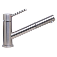 ALFI Solid Stainless Steel Pull Out Swivel Kitchen Faucet - AB2025 - The Home Selection