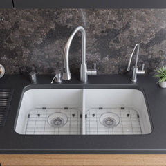 ALFI Solid Stainless Steel Two Mode Pull Down Kitchen Faucet - AB2034 - The Home Selection