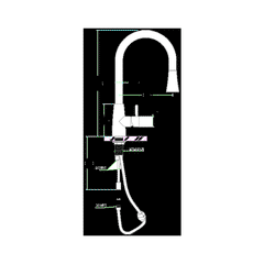 ALFI Solid Stainless Steel Two Mode Pull Down Kitchen Faucet - AB2034 - The Home Selection