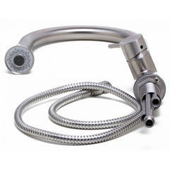 ALFI Solid Stainless Steel Two Mode Pull Down Kitchen Faucet - AB2034 - The Home Selection