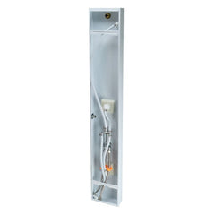 ALFI White Aluminum Shower Panel with 2 Body Sprays and Rain Shower Head - ABSP60W - The Home Selection