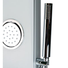 ALFI White Glass Shower Panel with 2 Body Sprays and Rain Shower Head - ABSP50W - The Home Selection