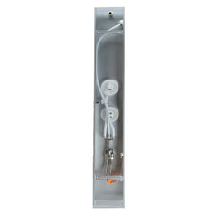ALFI White Glass Shower Panel with 2 Body Sprays and Rain Shower Head - ABSP50W - The Home Selection