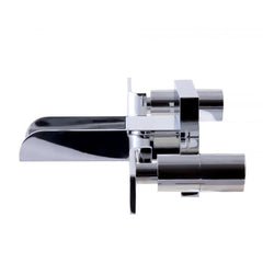 ALFI Widespread Wall Mounted Modern Waterfall Bathroom Faucet - AB1796 - The Home Selection