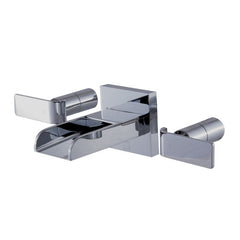 ALFI Widespread Wall Mounted Modern Waterfall Bathroom Faucet - AB1796 - The Home Selection