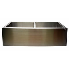 Alpha Double Bowl Handmade Apron/Farmhouse Zero-Radius Sink - AP3019 - The Home Selection