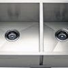 Alpha Double Bowl Handmade Undermount Zero-Radius Sink - HU3 - The Home Selection