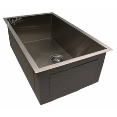 Alpha Single Bowl Handmade Undermount Zero-Radius Sink - HU - The Home Selection