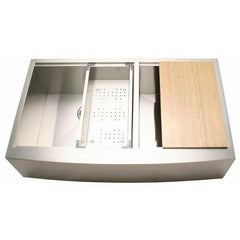 Alpha Special/Step Handmade Apron/Farmhouse Zero-Radius Sink - APSP - The Home Selection